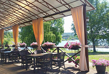 Карелия, Сортавала. Гостиница Пийпун Пиха, ресторан